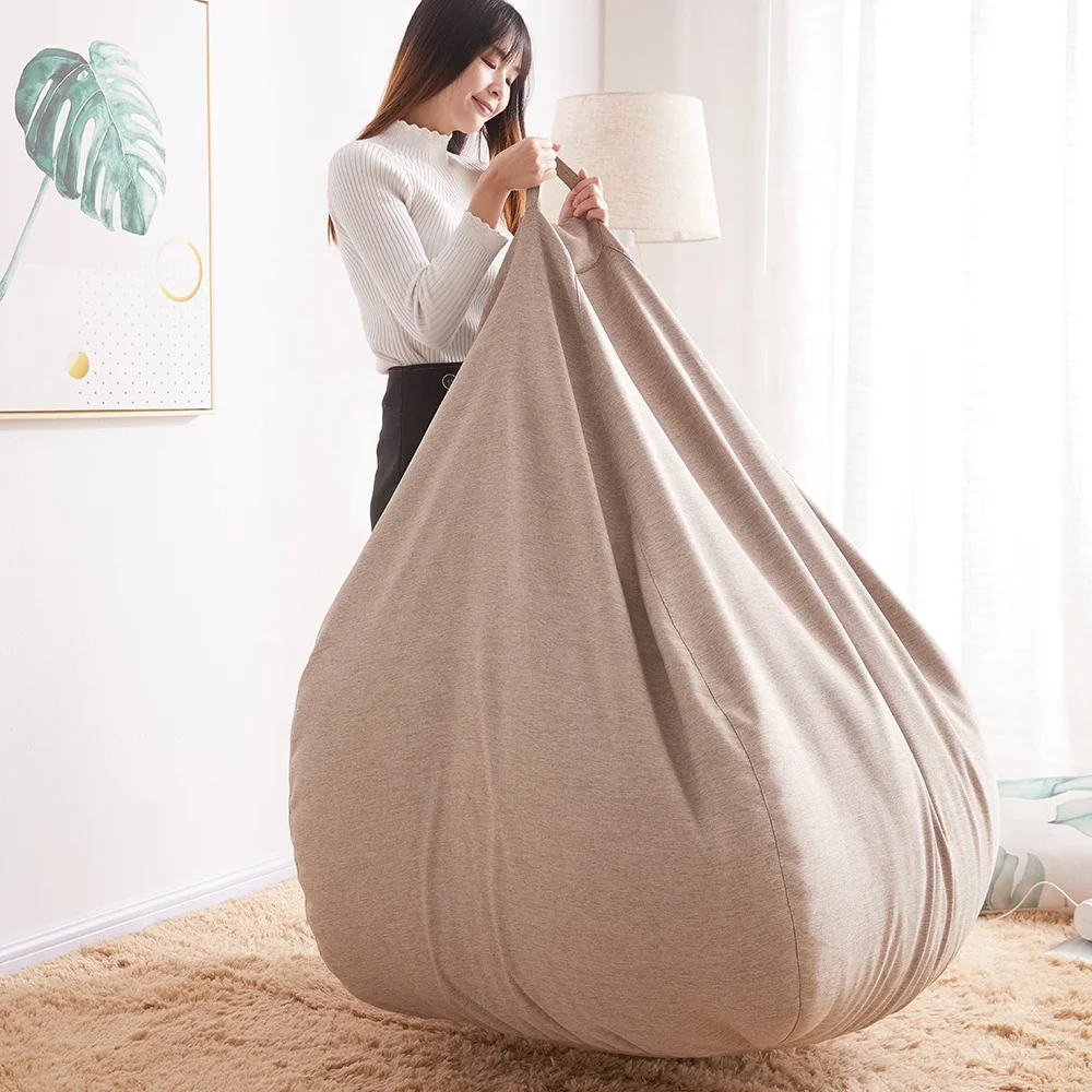 Мода ленивый диваны bean bag чехлы для стульев удобные дышащие простой тренд
