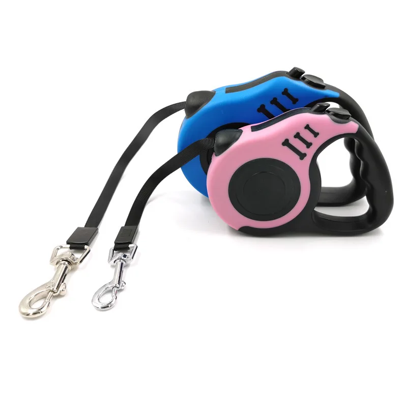 3M/5M Pet Traction Device Automatic Retractable Rope For Dogs Bone Printing Flexible Dog Leash Chain | Дом и сад