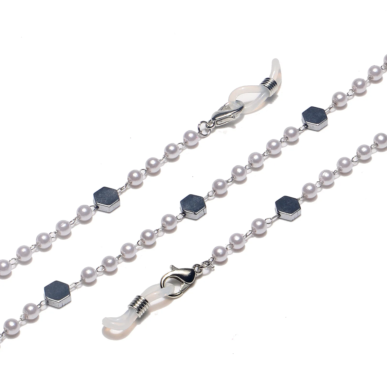 

Pearl Stainless Steel Sunglass Chains Lanyards Eyewear Accessories Sunglasses Reading Glasses Strap Cord Glasses Hanging Rope
