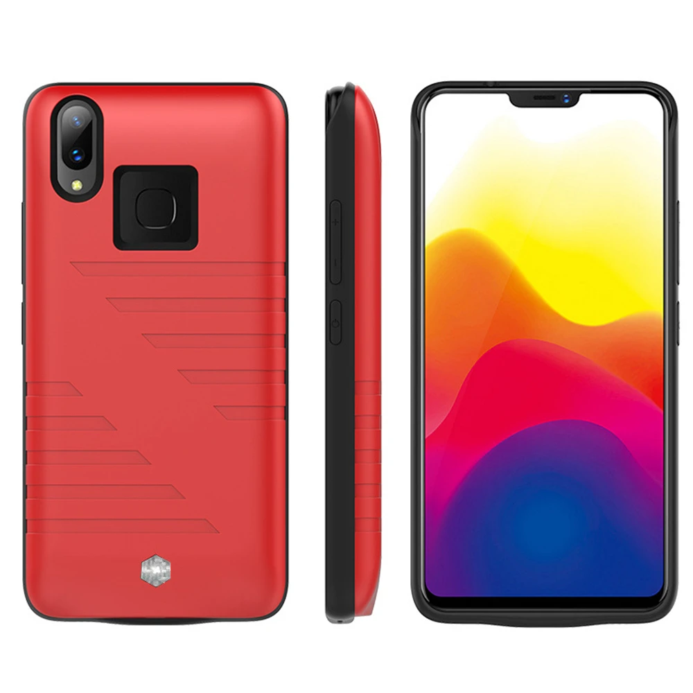 Силиконовый чехол NTSPACE для зарядки аккумуляторов VIVO X21 внешнего аккумулятора 6800