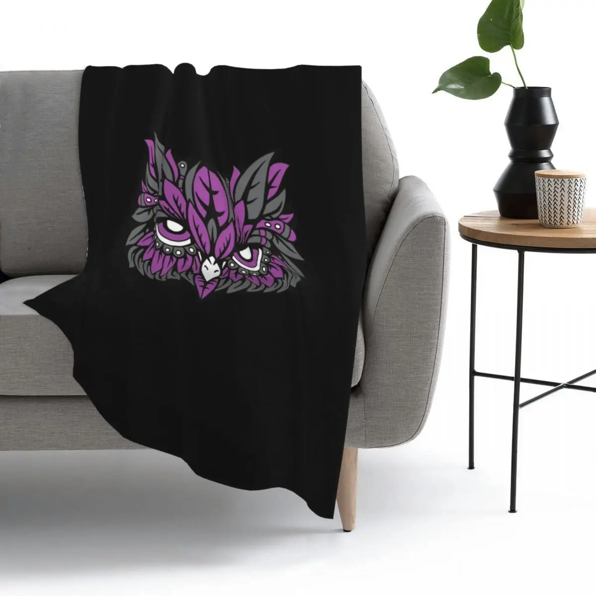 

Owl Purple Tribal Blankets Fleece Lightweight Throw Blanket Sofa Throw Blanket for Couch Bedding Outdoor Throws Bedspread Quilt