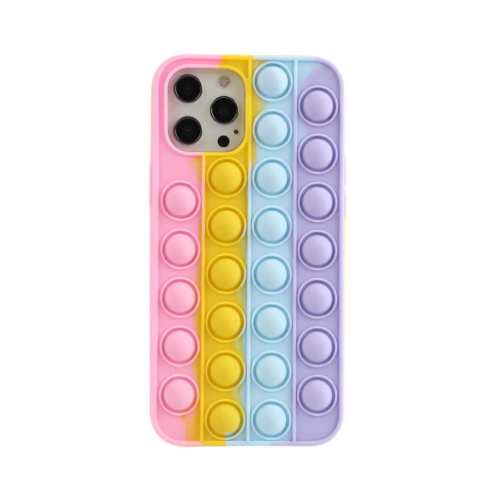 

Anti Stress Toys Ball Case For Samsung Galaxy S20 S21 Plus Ultra A20 A30 A50 A51 A71 5G Mobile Phone Cover Silicone Luxury Shell