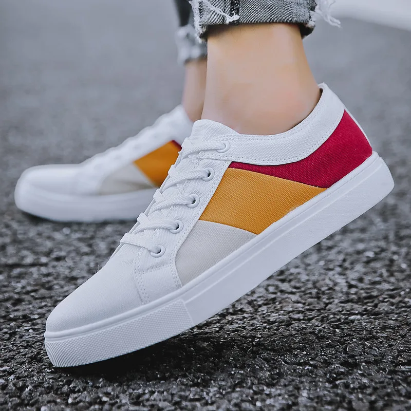 

2021 New Canvas Shoes Men's All-match Casual Shoes Trend Extra Large Size Sneakers