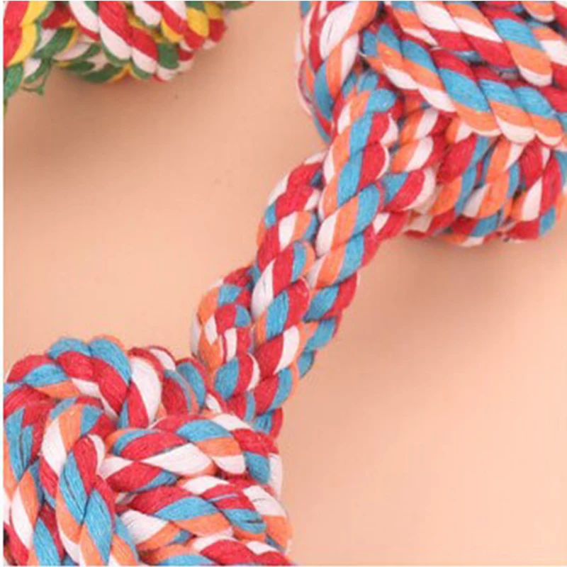 Гантели стиль на веревке для собак игрушки жевательные питомцев из