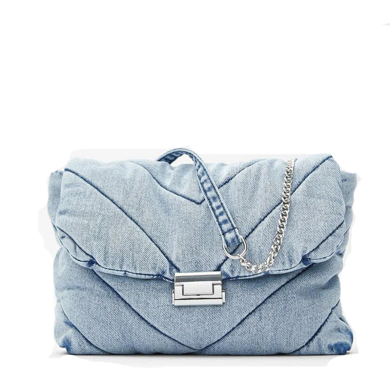 

Fashion Shoulder Bag for Women 2021 Autumn New Designer Soft PU Leather Crossbody Bags Solid Color Rhombus Lattice Chain