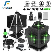fasget 81216 lines 4d auto self leveling laser levels wdigital batterywwall bracketlift holdersuper powerful laser beam