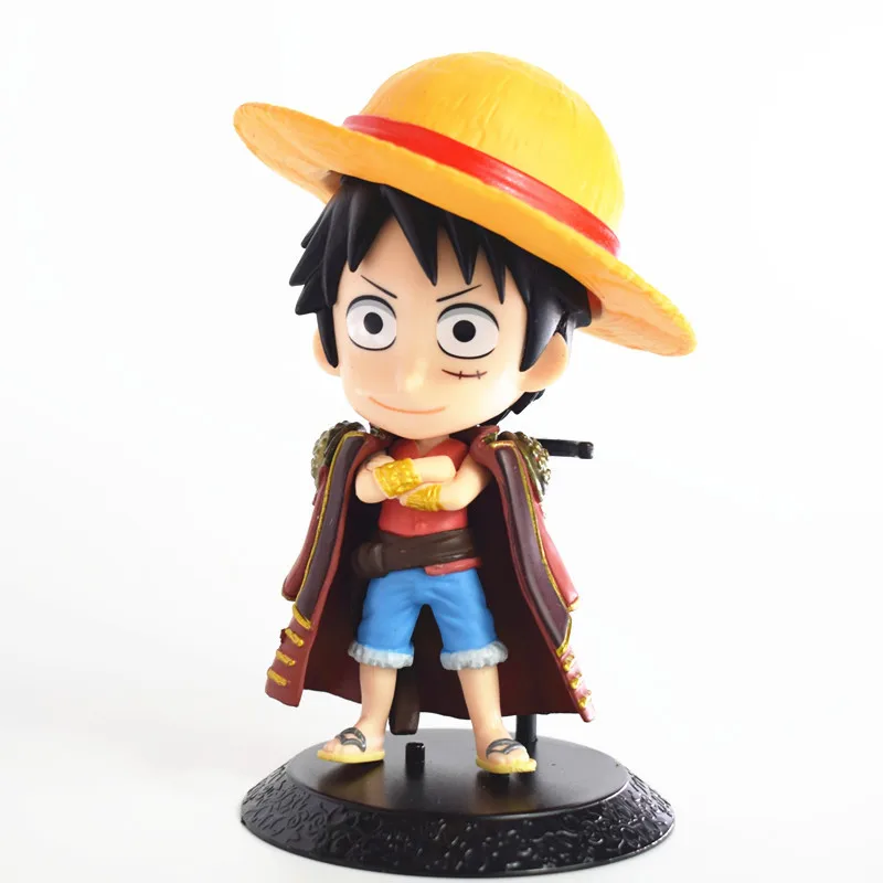 

Bandai 15Cm One Piece Luffy Anime Een Stuk Creative Doll Model Ornaments Action Figure Cartoon Puppets Collection Model