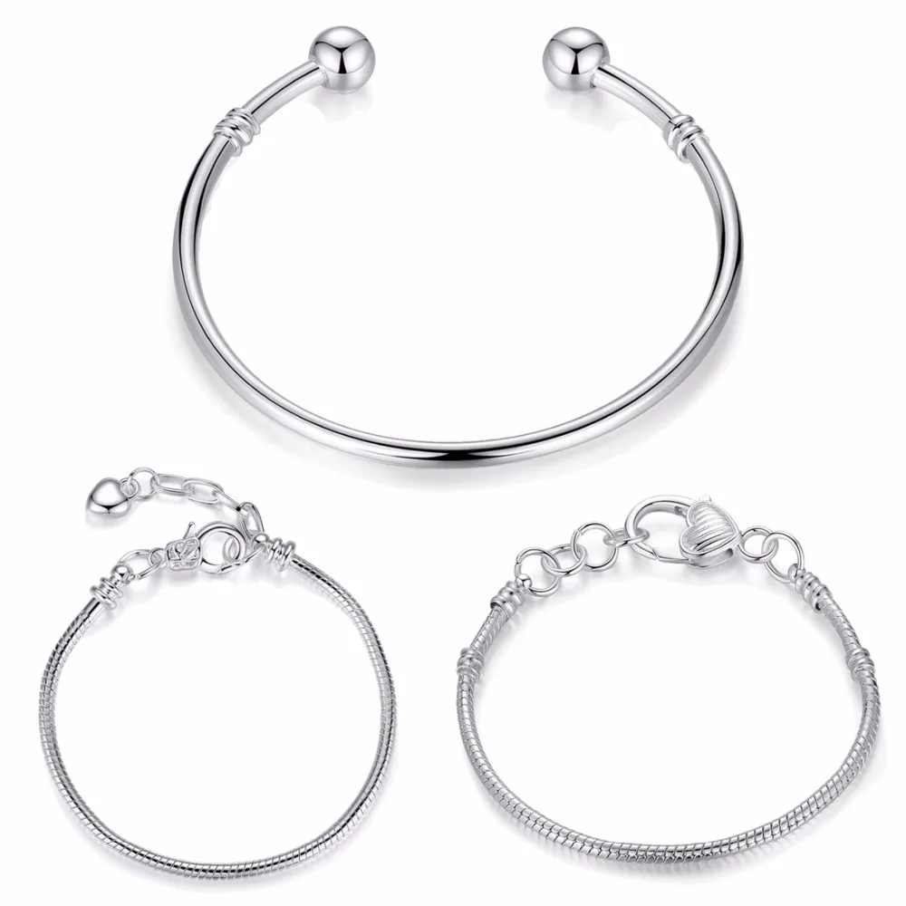 WOSTU Горячая продажа Европейский Шарм браслет из бисера и модные ювелирные