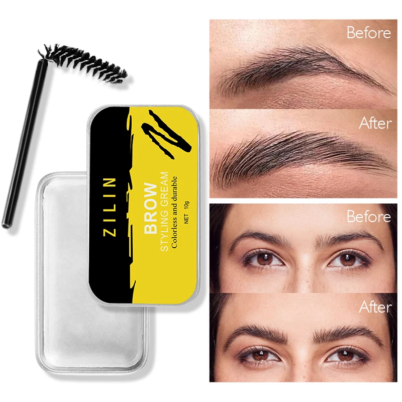 

Eyelash Re-Growth Gel Wax Wild Eyebrow Shaping Soap Long-lasting Waterproof Natural Eyes brow Styling Cream Eye makeup