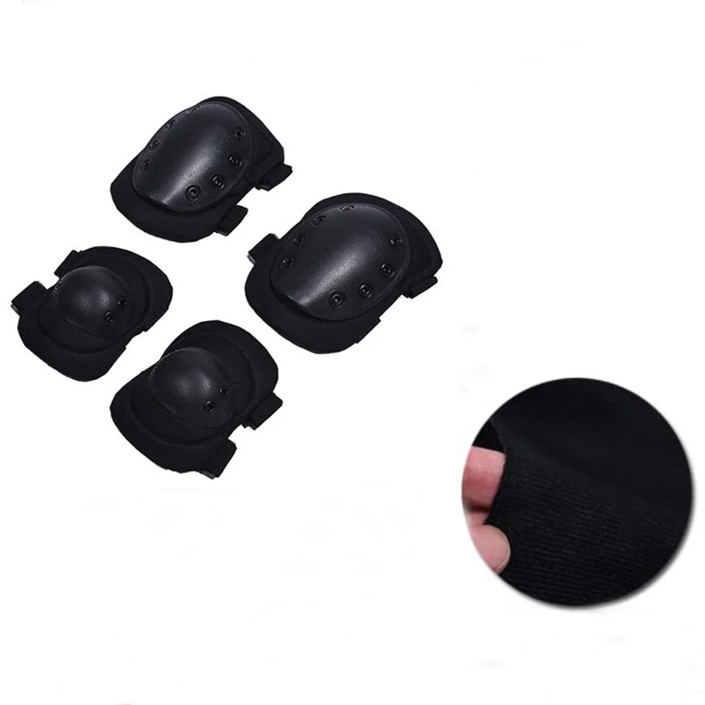 4 шт. набор тактических боевых защитных подушек для взрослых 2x наколенники +