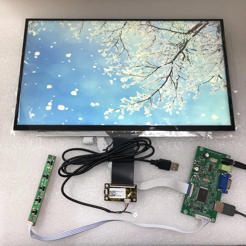 15.6 inch capacitive touch display module 1920X1080 for Linux/android /win7 8 10 Raspberry Pi3 plug and play LCD screen DIY kits - купить по