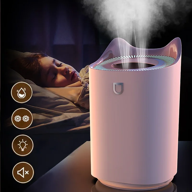 Офисный увлажнитель воздуха 3lс Ароматерапевтический освежитель с Usb