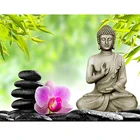 Diy Алмазная вышивка Будда дзен жизнь 5D алмазная живопись Будда Вышивка крестом 3D Алмазная мозаика для украшения Рождественский подарок