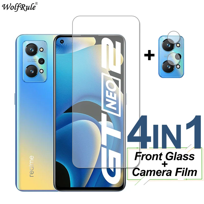 Glass For Realme GT Neo 2 3 9i 9 Pro Plus Screen Protector Tempered Glass Protective Phone Camera Film Realme GT2 8i Narzo 50A