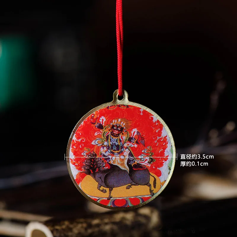 Статуя Будды злого Гуру Ринпоче маленькая тибетская буддистская медная подвеска