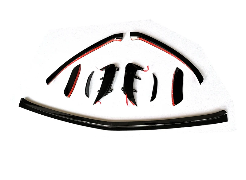 

Bumper Front lip Rear Diffuser Bright black Wind knife Car decoration Splitter For BENZ W177 A Class A200 A250 1Set