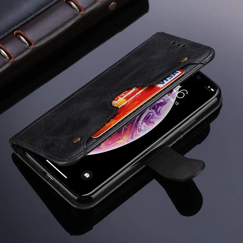 LAPOPNUT Премиум бизнес чехол для IPhone SE 2020 Xr X Xs Max 7 Plus 8 6S 6 5 5S кожаный мягкий