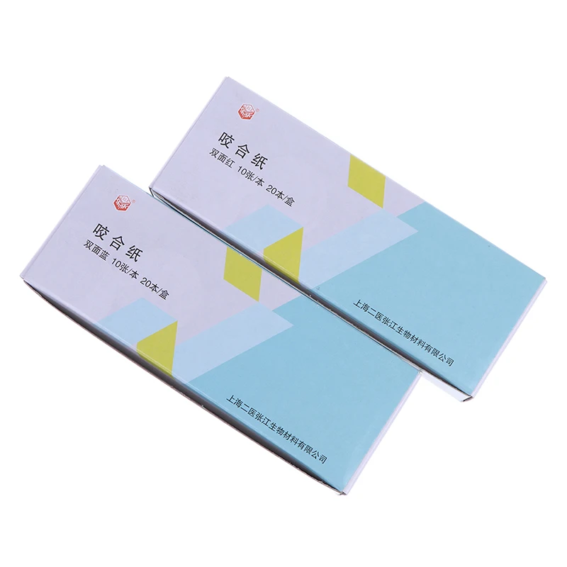 200 лист стоматологической артикуляционной бумаги синие полоски