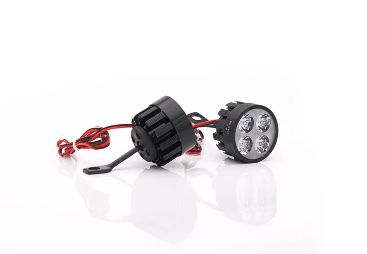 

Universal Motorcycle auxiliary Driving Headlamp Spot Work Lamp Motorbike Spotlight Headlight 12V LED Moto Side Mirror Lights