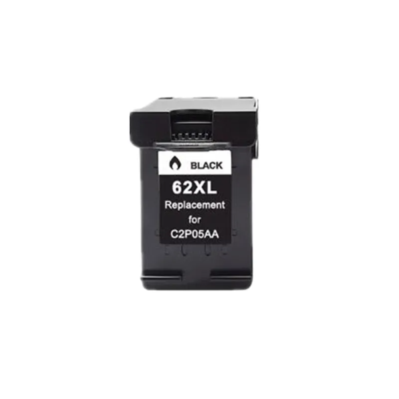 2PK совместимый для 62XL переработанного чернильного картриджа для hp62 62 5640 5660 7640 5540 5544 5545 5546 5548 Officejet 5740 5741 5742 5743 5744 - Цвет: 1 Black