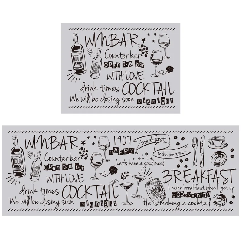 Простой мягкий кухонный коврик из ПВХ домашние ковры для гостиной спальни