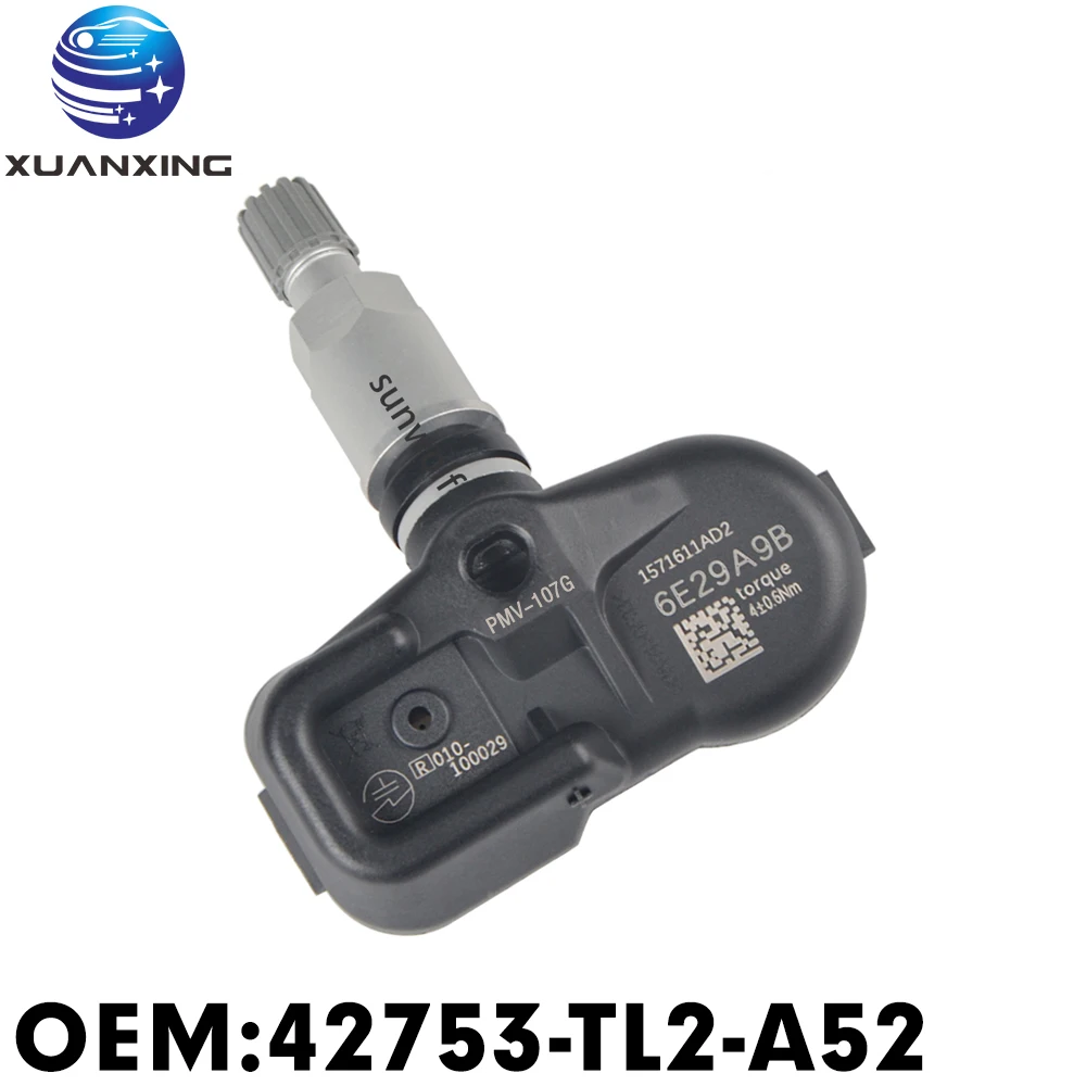 

42753-TL2-A52 Tire Pressure Sensor Monitoring System TPMS 315MHz PMV-107G For Acura TSX 07-14 MDX 07-13 RDX 07-12 Honda Pilot 09