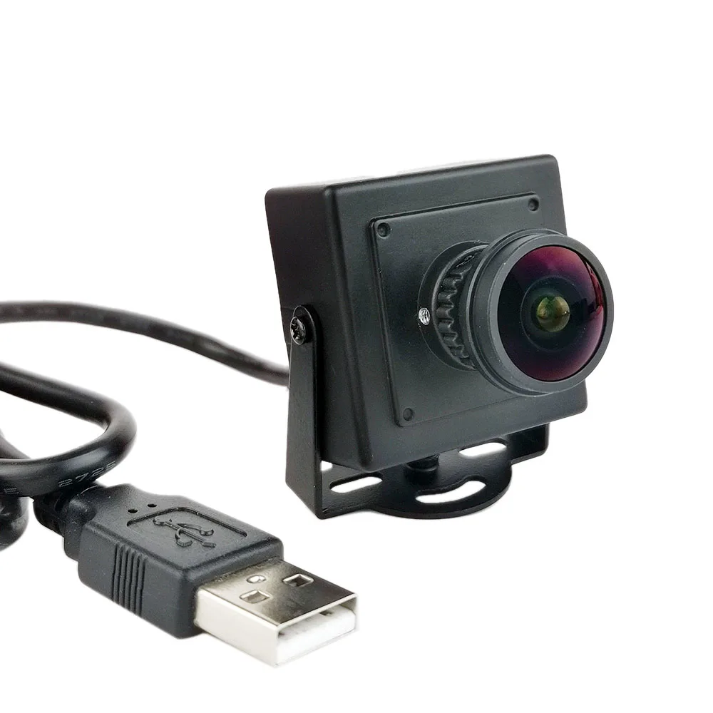 1080P HD Mini CMOS OV2710 Security Webcam 2MP 30fps Wide Angle 170degree Fisheye Lens UVC OTG Usb Camera For PC Computer Laptop |
