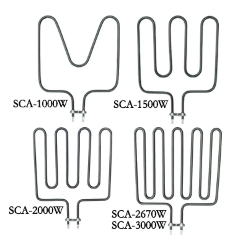Электрический трубчатый нагревательный элемент воздушного нагревательный элемент трубчатый нагреватель нагревательная Труба 1000w 1500w 2000w 2670w 3000w