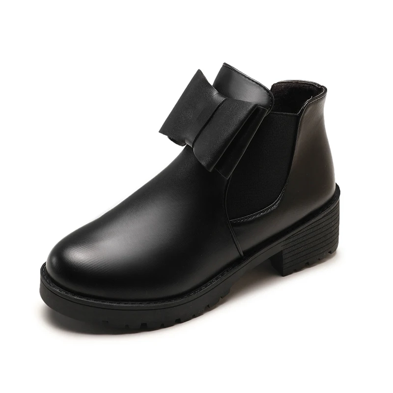 Goth/Женская обувь Женские ботинки Зимняя Мотоботы Обувь в стиле панк Кожаные