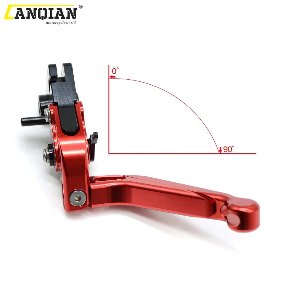 11 Мотоцикл Регулируемый складной выдвижной тормозной рычаг сцепления для SUZUKI