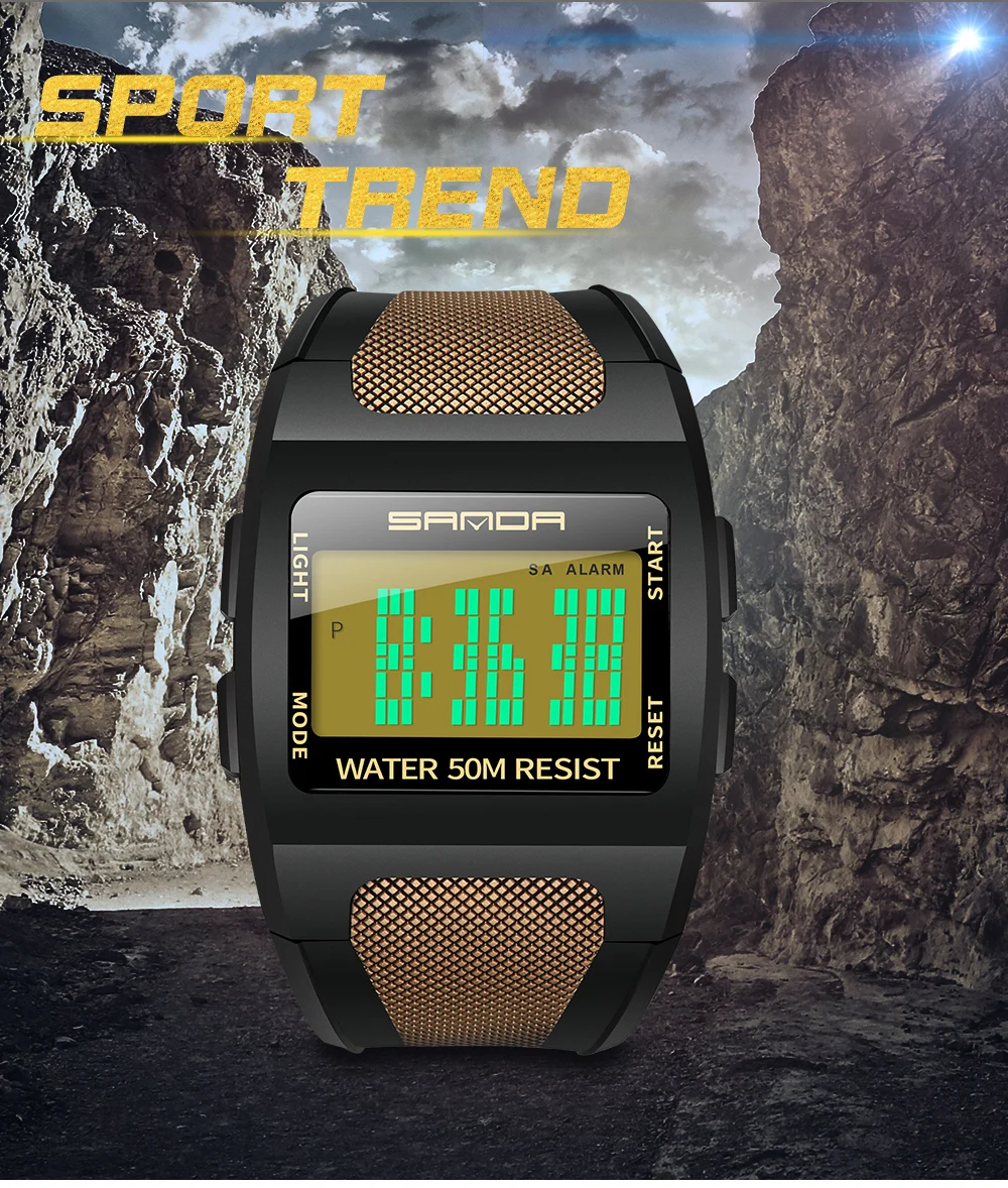 

Men's Sports Watch Men's Fashion Simple Digital Watch Men's Waterproof LED Electronic Watch Clock Reloj Hombre 2022