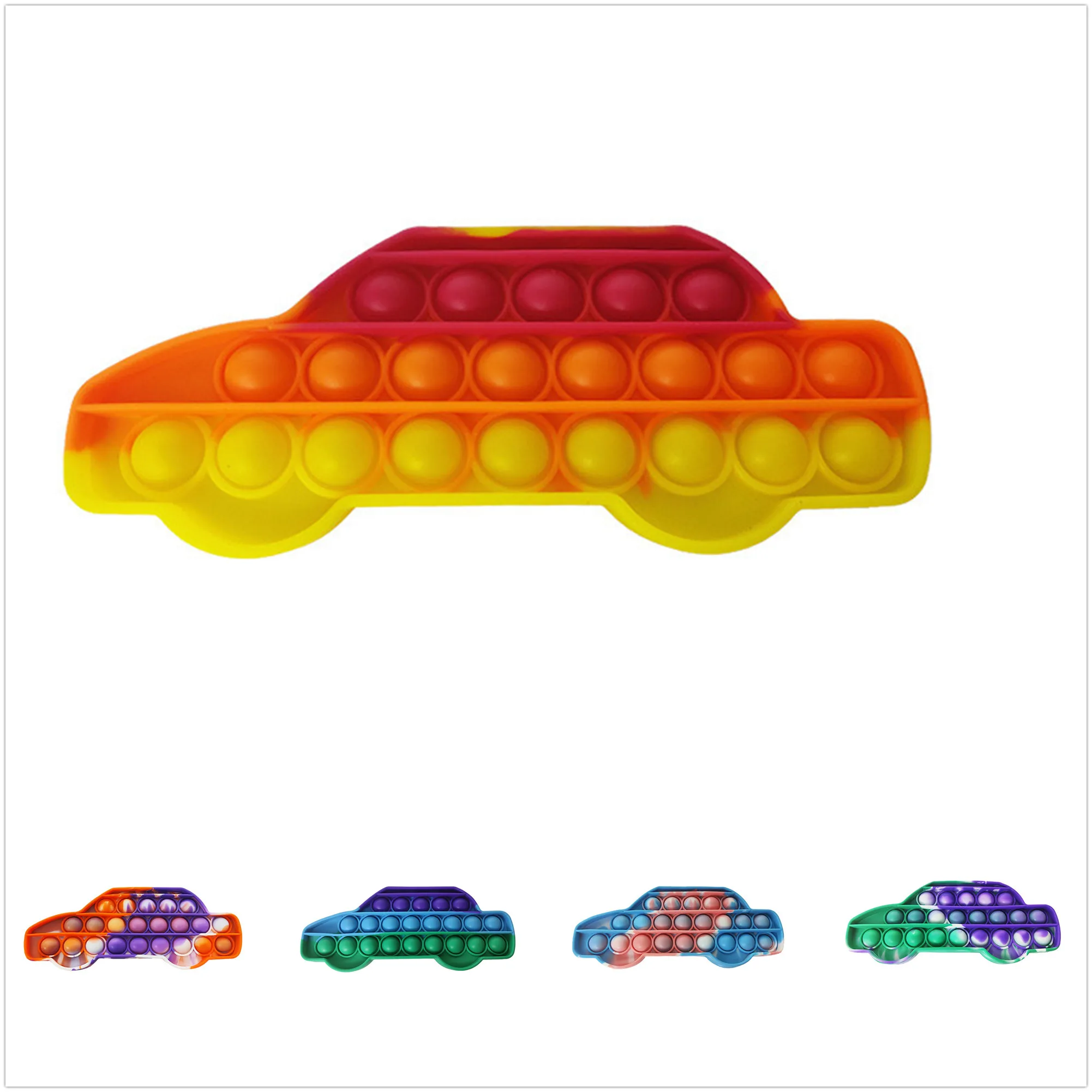 

Камуфляжная машинка, игрушки-антистресс с пузырьками, мягкая игрушка-сжималка для снятия стресса, детские подарки в коробке, детские игрушк...