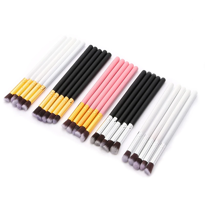 5Pcs Professional Makeup Brushes Set Powder Foundation Eyeshadow Eyeliner Make Up Brush Cosmetics Blending Soft Maquiagem kits | Красота и