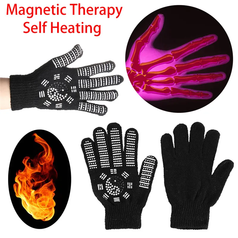Magnetic Massage Heat Gloves Anti Arthritis Health Compression Therapy Rheumatoid Hand Pain Wrist Rest Sport Safety Glove | Дом и сад
