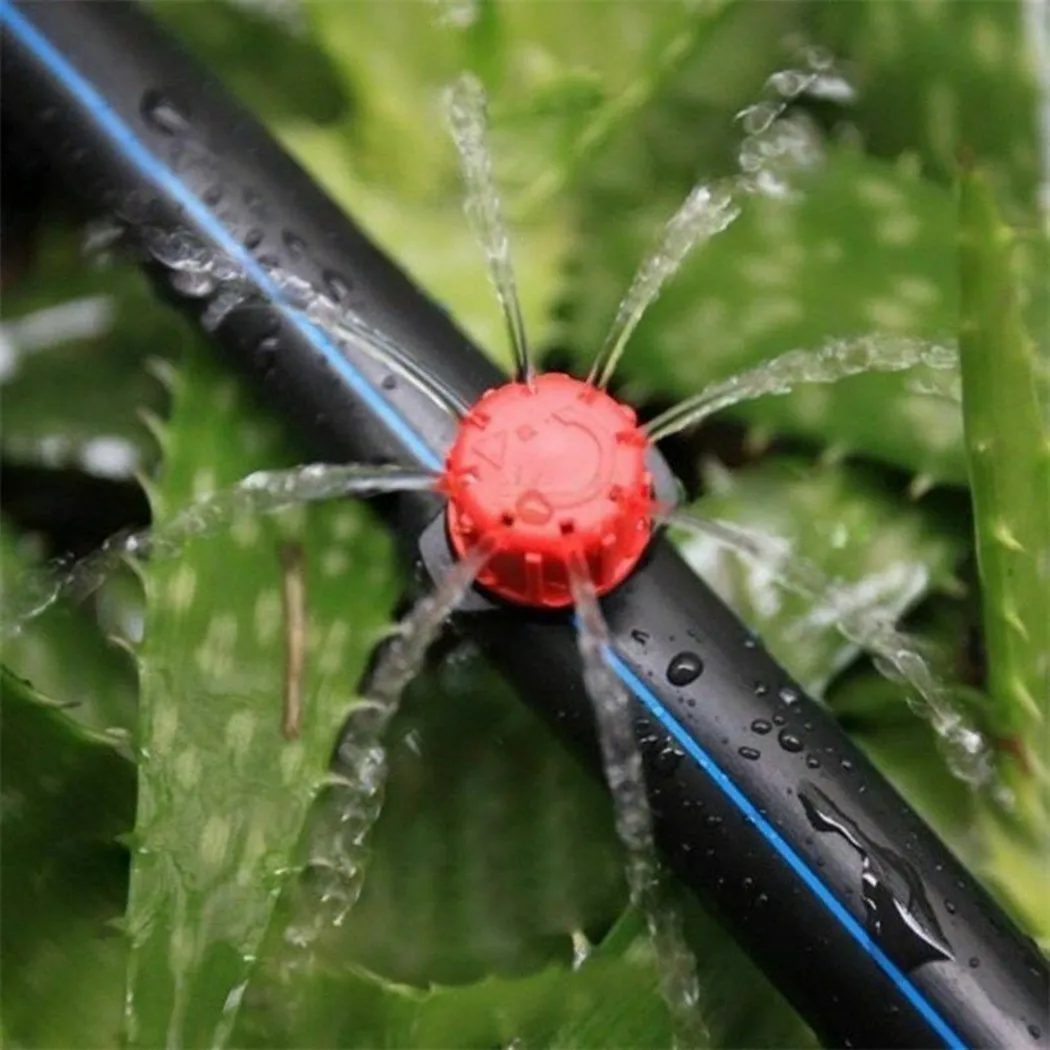 

50Pcs Irrigation Drippers Adjustable Drippers Emitter Irrigation Plastic
