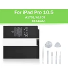 Запасная батарея для ipad pro10.5 A1701 A1709 8134mAh Tablet Bateria с бесплатным набором инструментов для ремонта