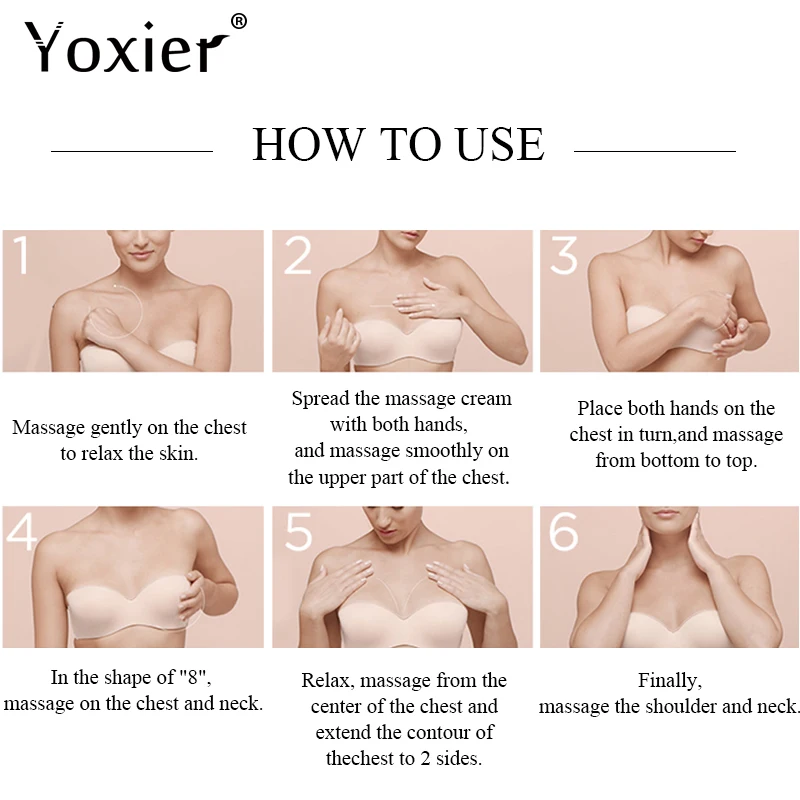 

10pcs Yoxier Breast Enlargement Cream Elasticity Chest Care Firming Lifting Big Bust Breast Cream Women Full Fast Growth Cream