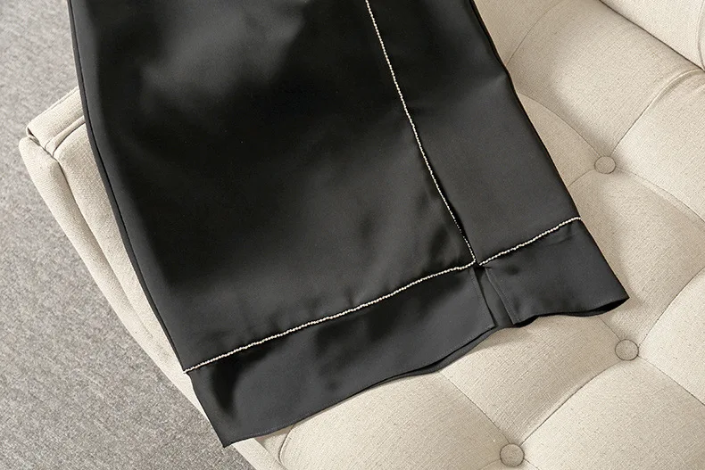 

High Quality Spring New Skirt Side Slit S-curve Bag Skirt