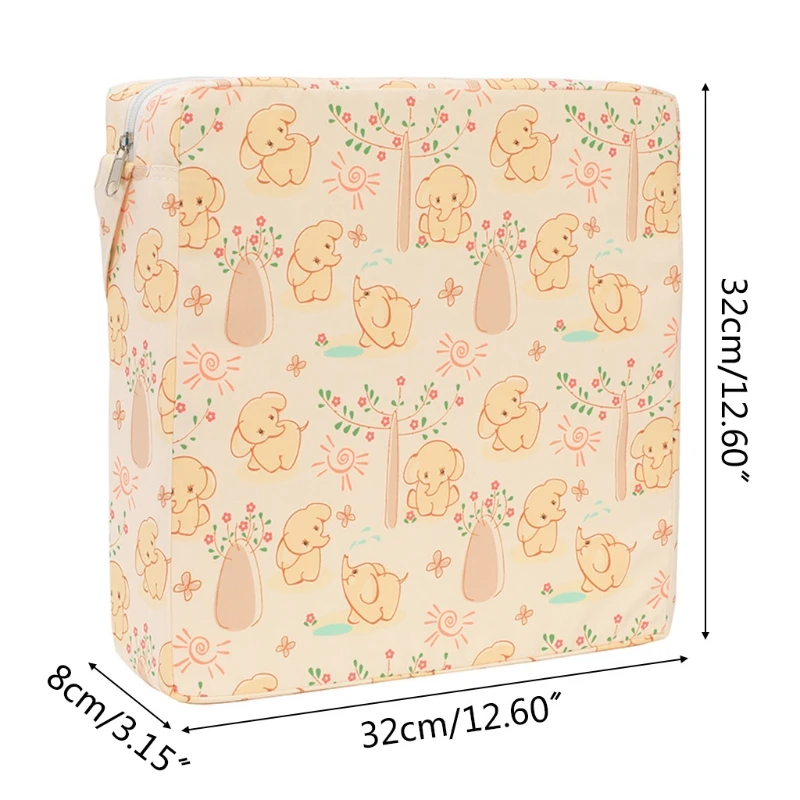 

Square Booster Seat Highchair Pad Dining Chair Washable Thick Increasing Cushion for Kids Baby Toddler