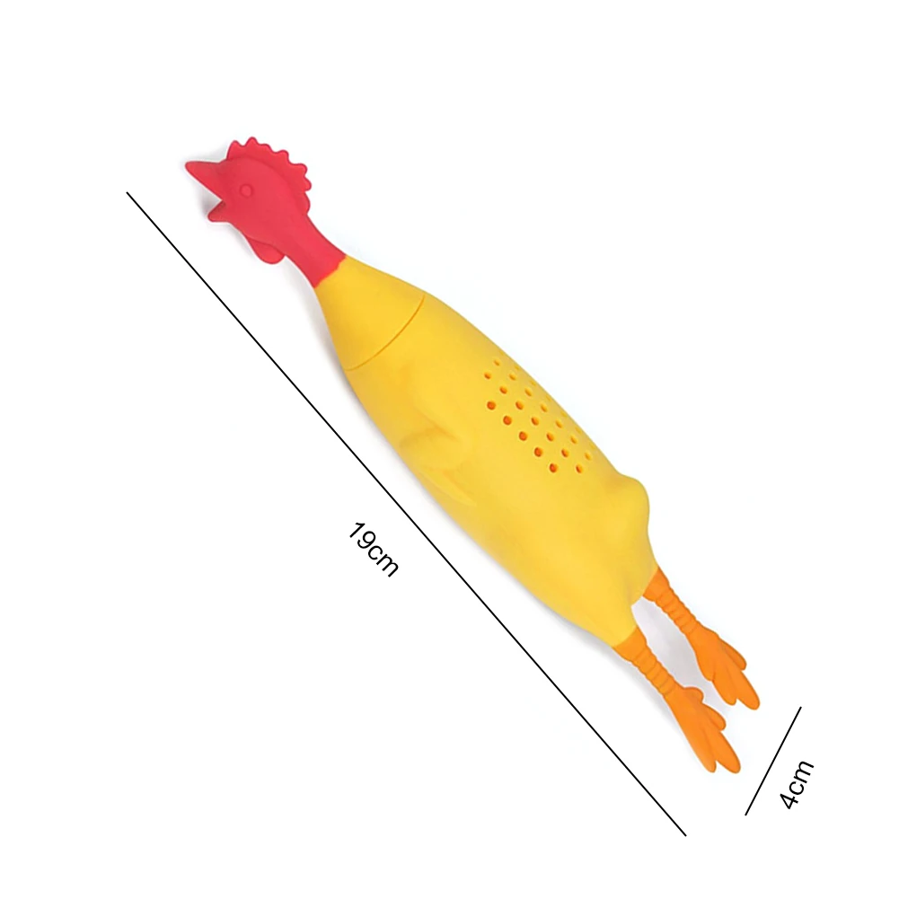 

Silicone Screaming Chicken Seasoning Pot Condiment Container Spice Box for Stewing Soup