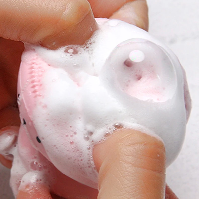 Силиконовая Очищающая щетка для лица в форме осьминога очищающее средство скраб