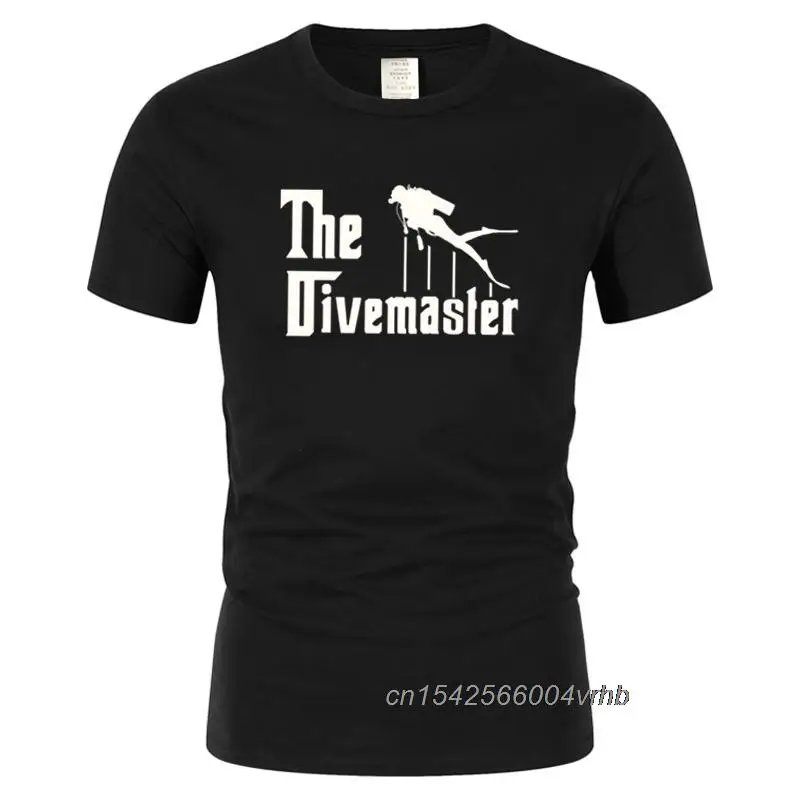 

New The Diving Print T Shirt Men O-Neck Short Sleeve Scuba Dive T-Shirts Funny Casual Man Hip Hop Clothing Tee Top Camisetas