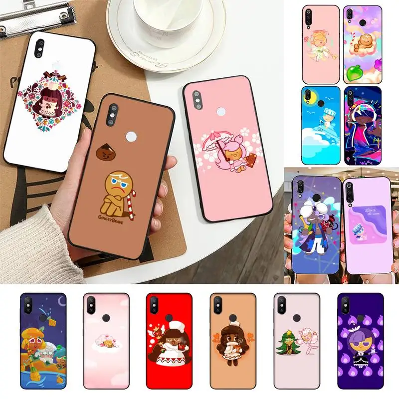 

FHNBLJ Cookie Run Series Game Phone Case For Redmi Note 7 5 8A Note8pro 9Pro 8T Coque for note6pro Capa