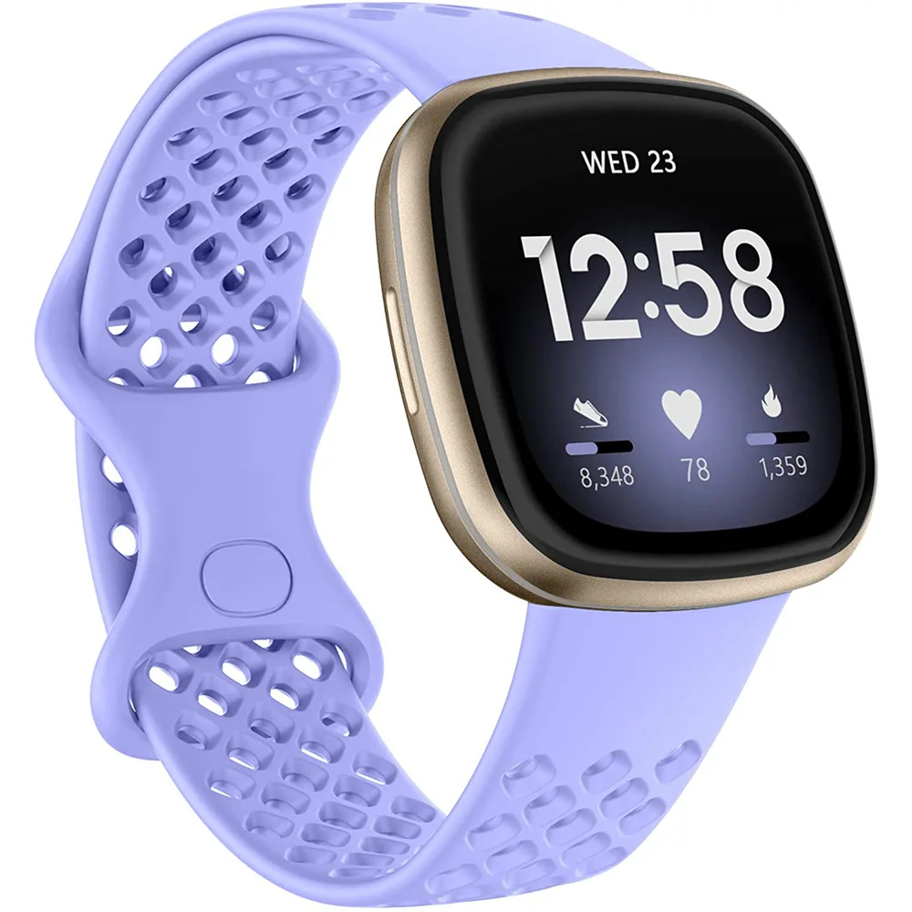 Спортивный ремешок для Fitbit Sense/Versa 3 дышащий водонепроницаемый сменный Аксессуары