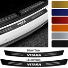 Защитная Наклейка для заднего бампера автомобиля из углеродного волокна для Suzuki Swift SX4 Jimny Ignis Alto Samurai Vitara автомобильные виниловые аксессуары