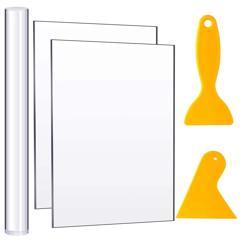 

Акриловые ролик для глины, лист опорная плита Пластик скребки резины глины гончарное Дело ремесленных инструментов для придания формы скул...