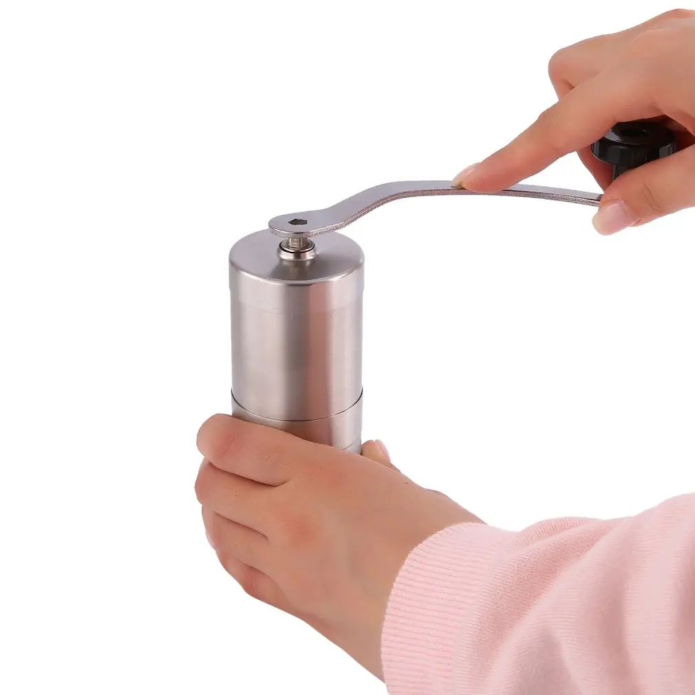 

Portable Stainless Steel Grinder Coffee Grinder Manual Grinding Machine Coffee Machine Hand Grinder Household Supply