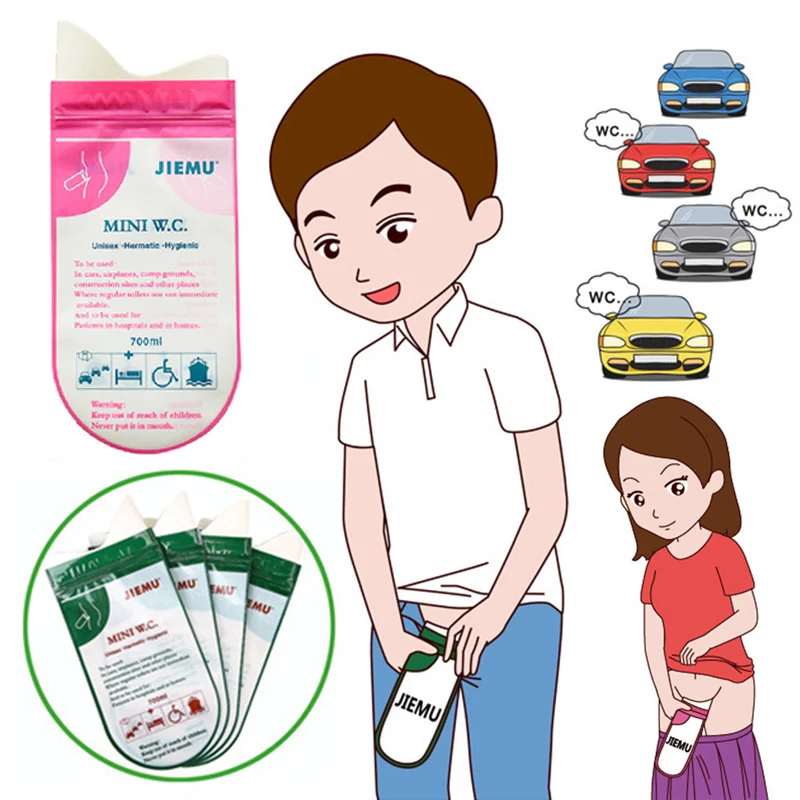 1 шт. женская сумка для мочеиспускания 700 мл|Мешки мусора| |