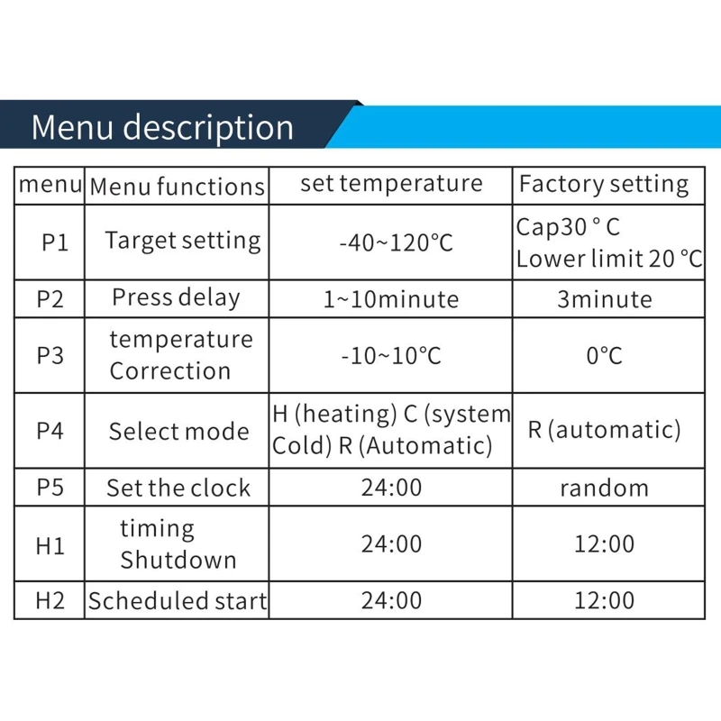 

AC 110-220V Smart Temperature Controller LCD Digital Thermostat Timer Sensor Probe Thermostat for Incubator Aquarium