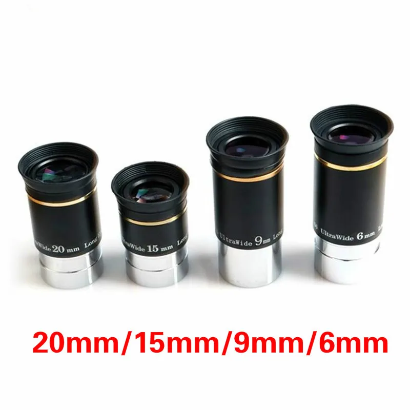 

Ultra-Wide Angle 66 Degree Uw6/9/15/20mm HD Planetary Eyepiece Astronomical Telescope Accessories Night Vision